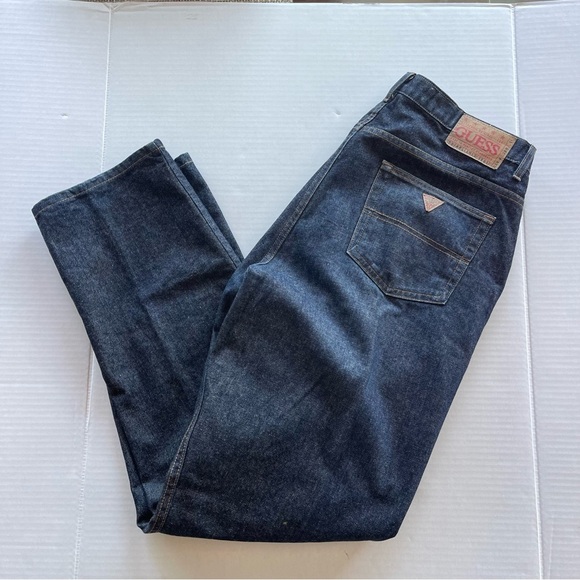 Guess Jeans Classic Fit Straight Leg  Vtg Men's Jeans Size 38 Made In The USA - Picture 16 of 16